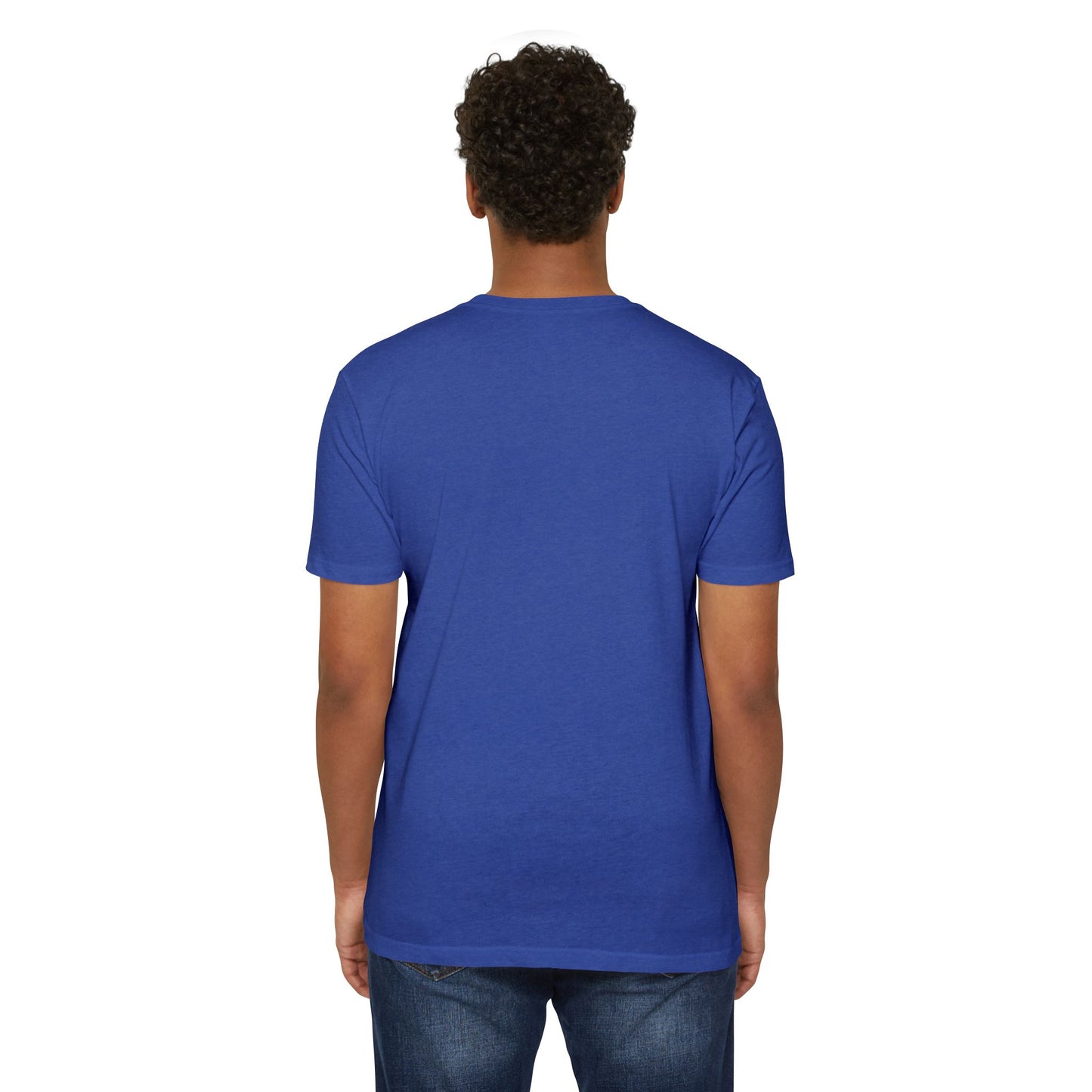 Motivational Unisex CVC Jersey T-Shirt - "No Excuses, Just Results"