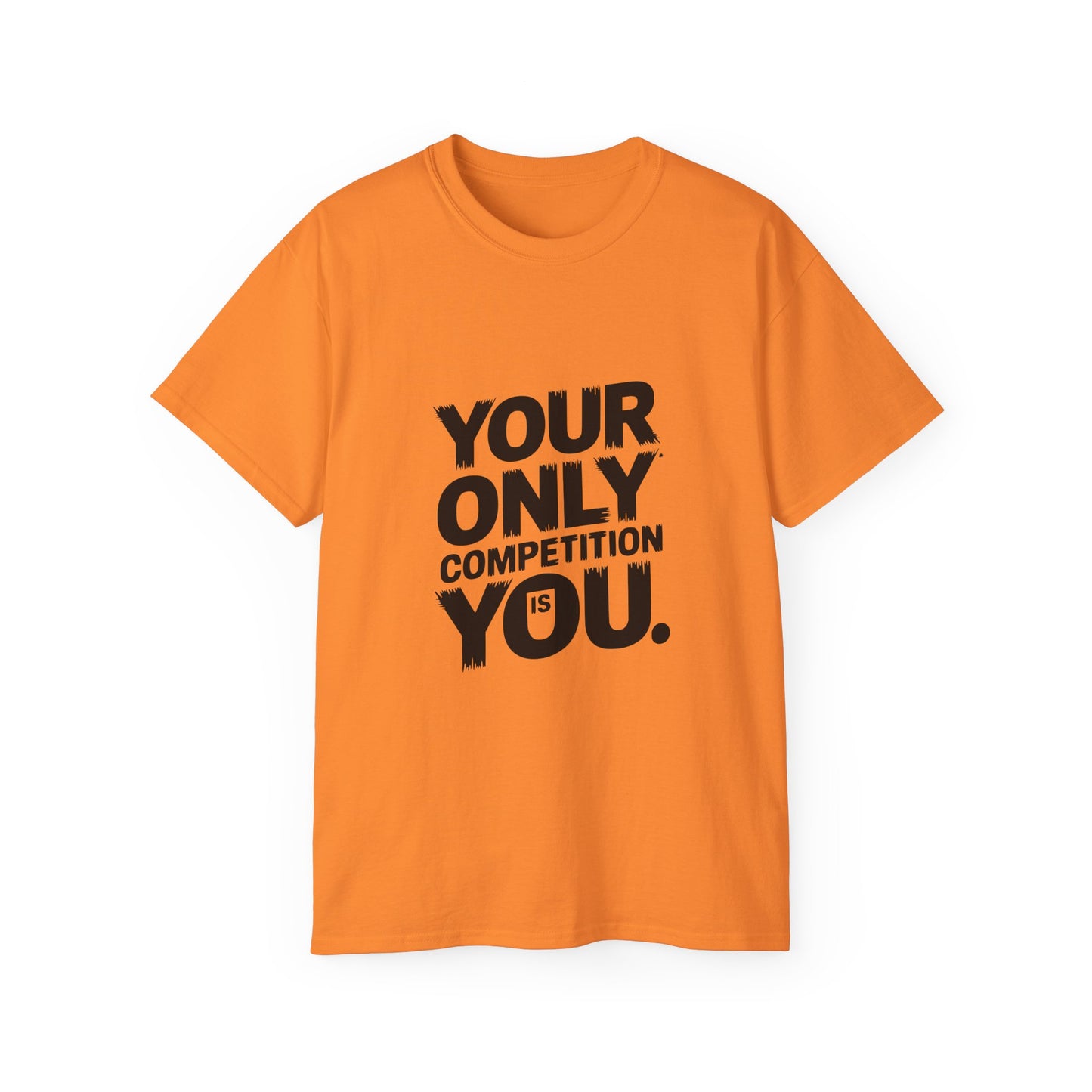 Motivational Unisex Ultra Cotton Tee - "Your Only Competition is You"