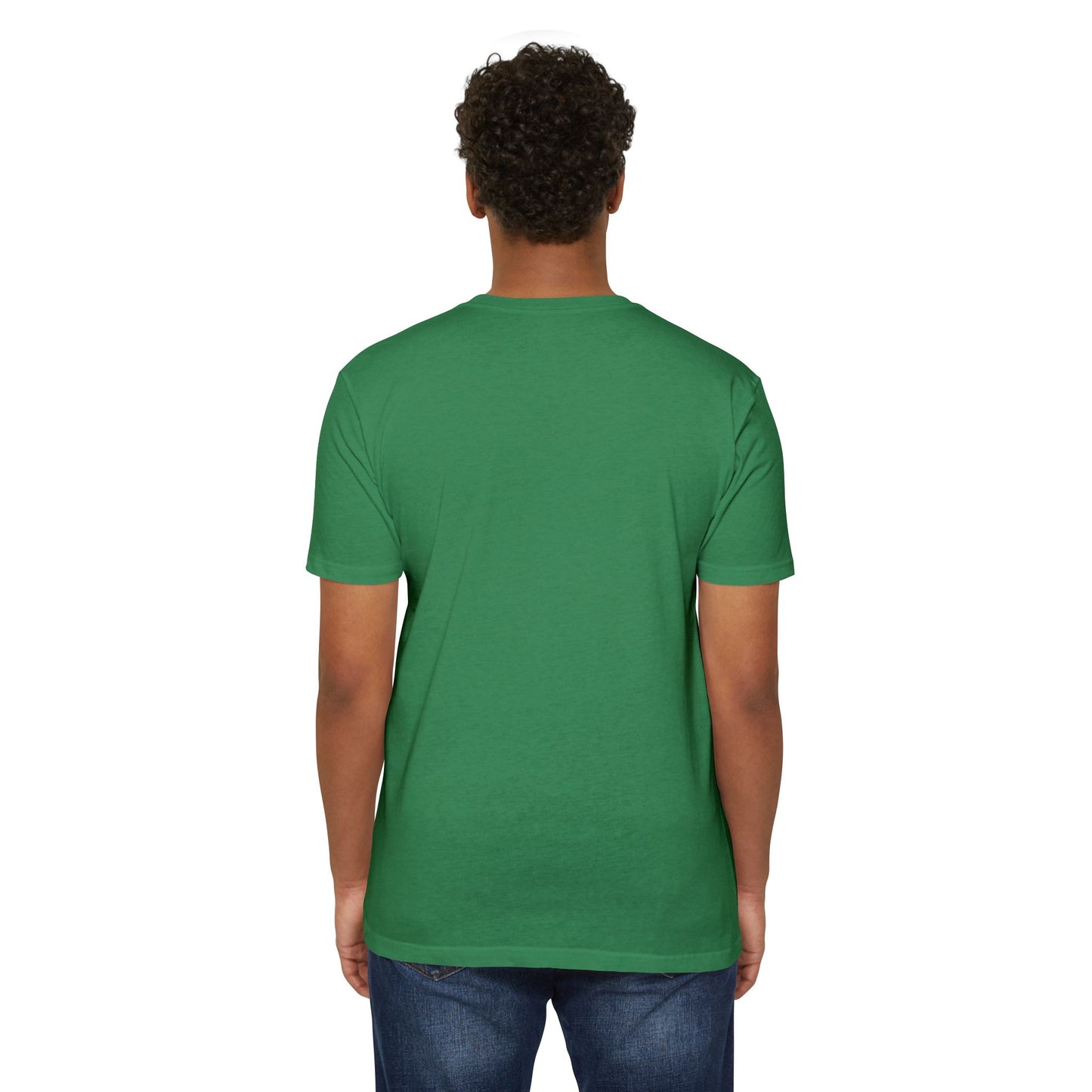 Motivational Unisex CVC Jersey T-Shirt - "No Excuses, Just Results"