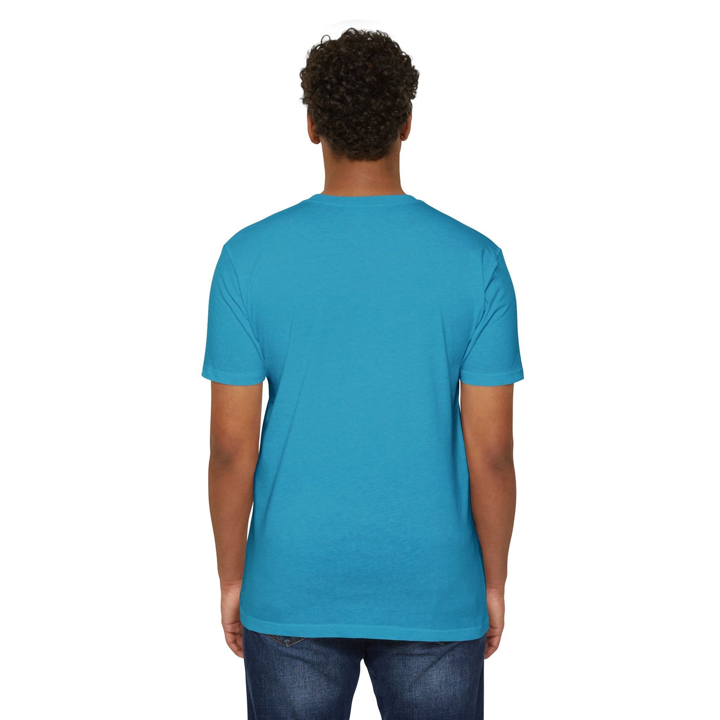 Motivational Unisex CVC Jersey T-Shirt - "No Excuses, Just Results"