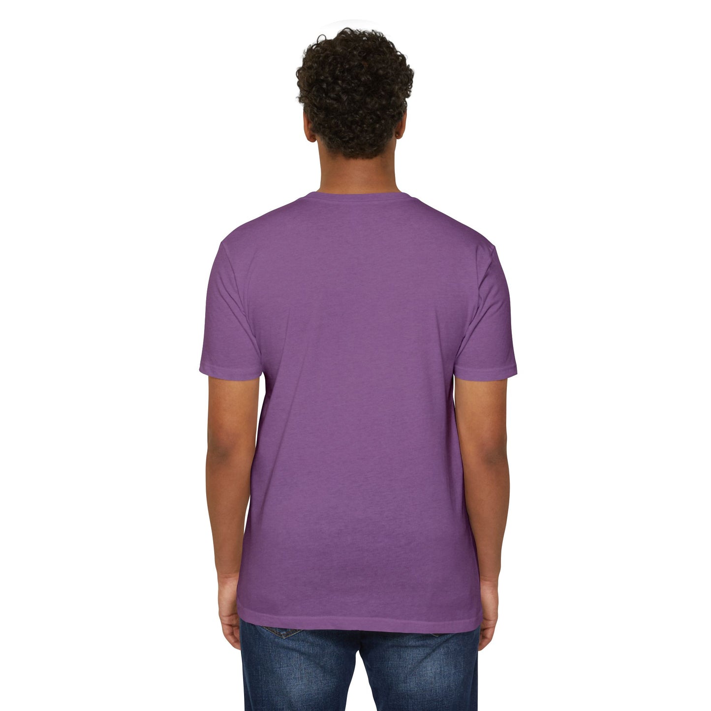 Motivational Unisex CVC Jersey T-Shirt - "No Excuses, Just Results"