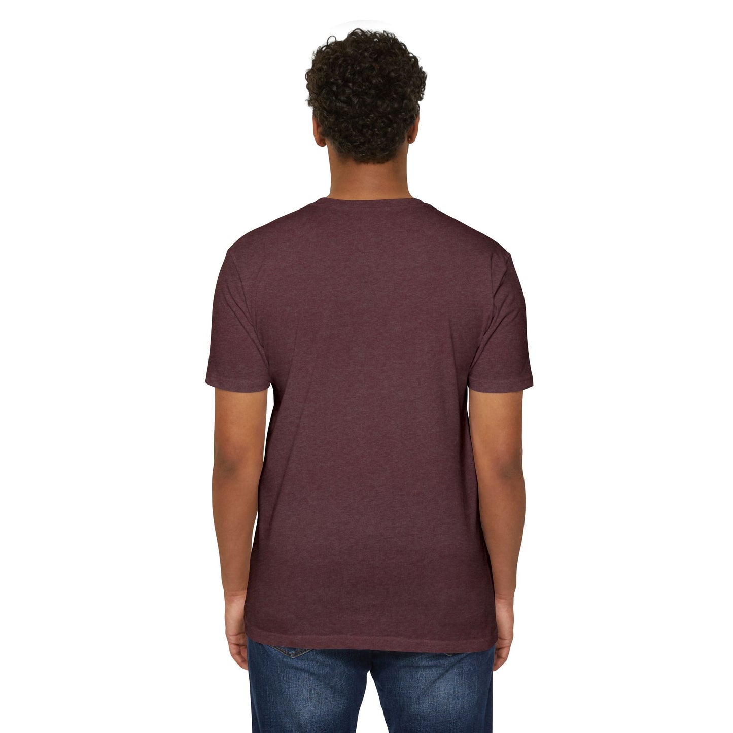 Motivational Unisex CVC Jersey T-Shirt - "No Excuses, Just Results"