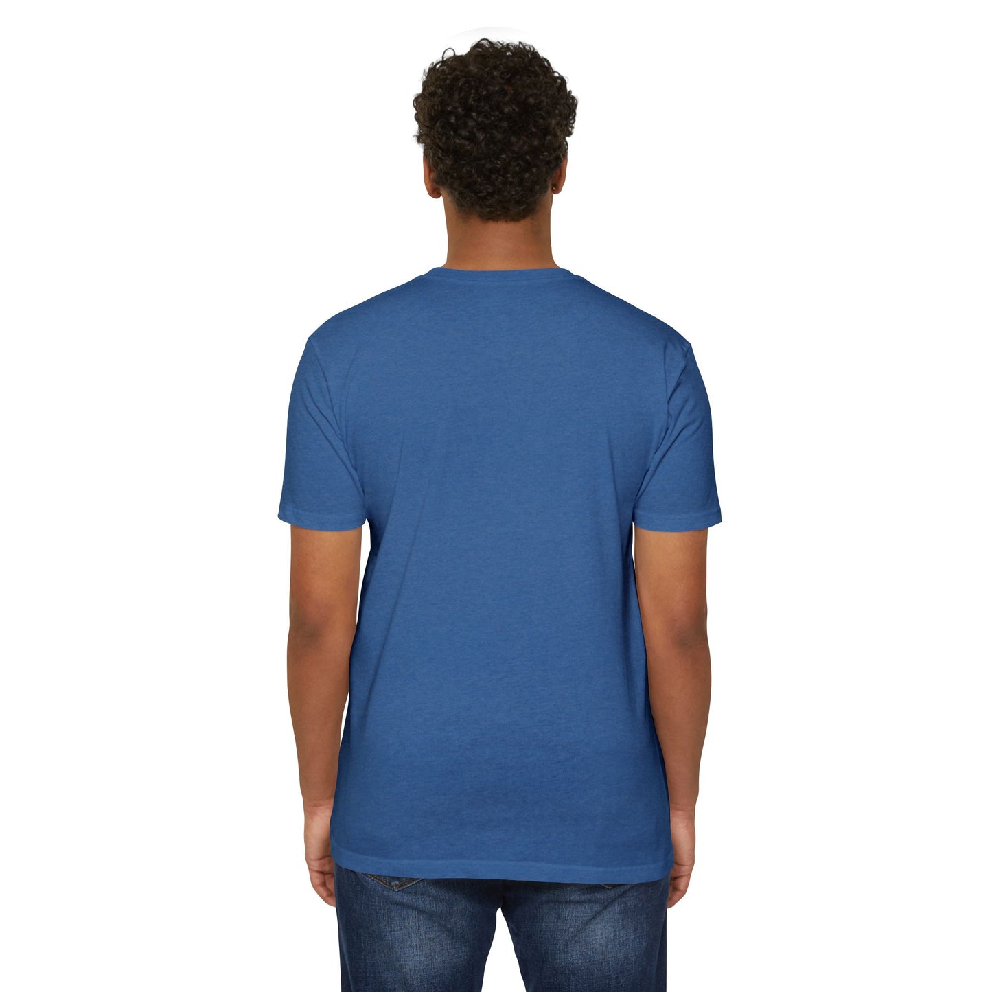 Motivational Unisex CVC Jersey T-Shirt - "No Excuses, Just Results"