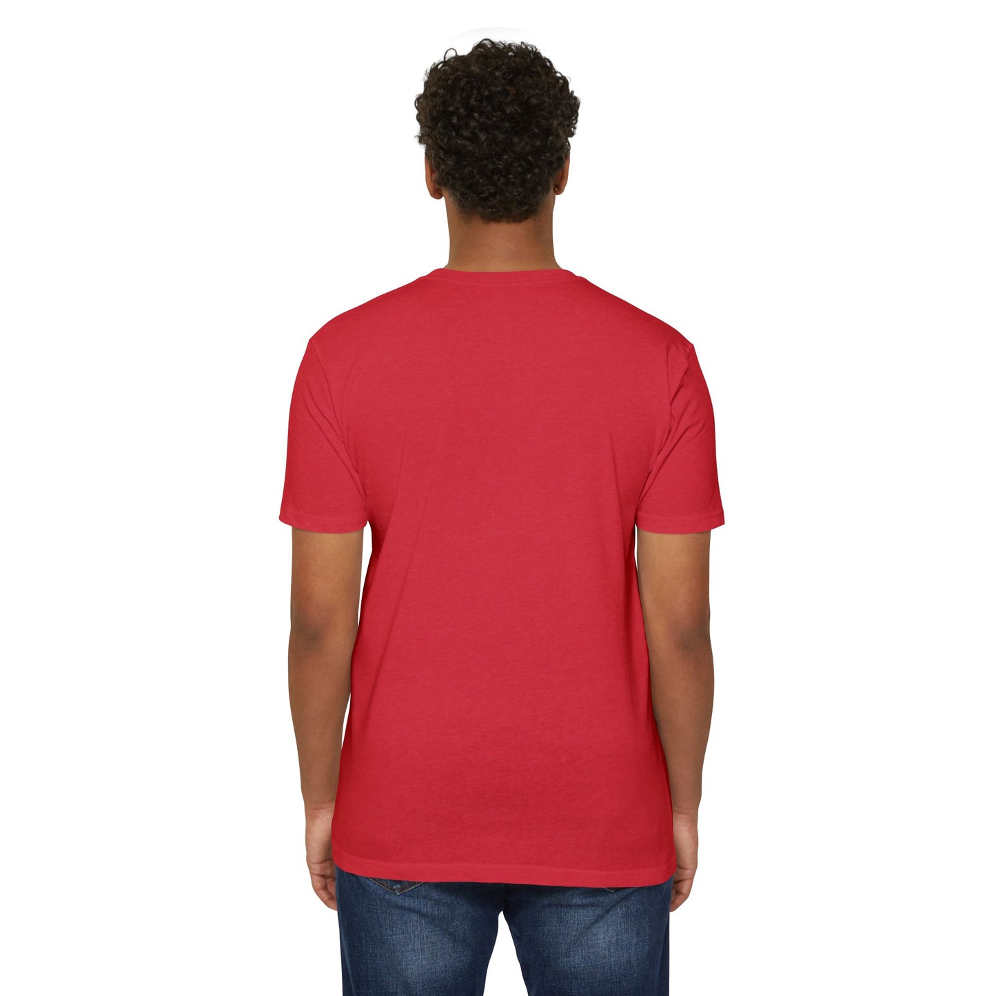 Motivational Unisex CVC Jersey T-Shirt - "No Excuses, Just Results"